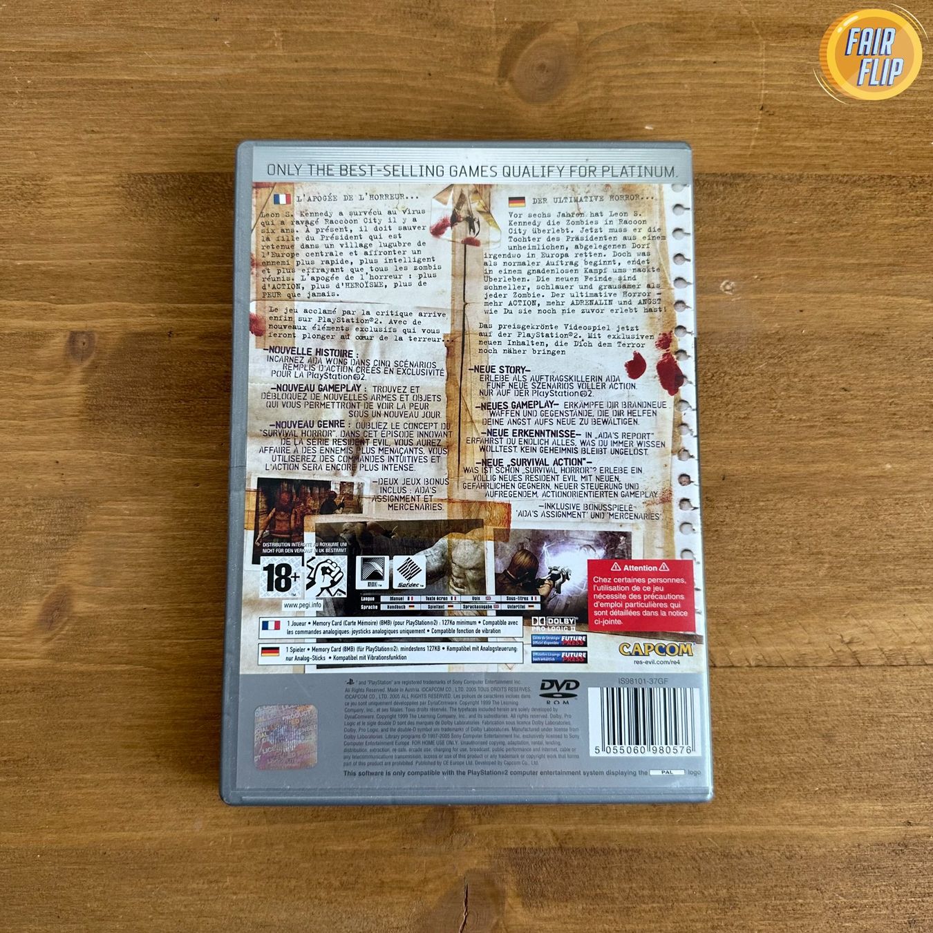 Giochi: PS2 - Resident Evil 4 Platinum Edition – Usato da Luzern venduto da fairflip 2