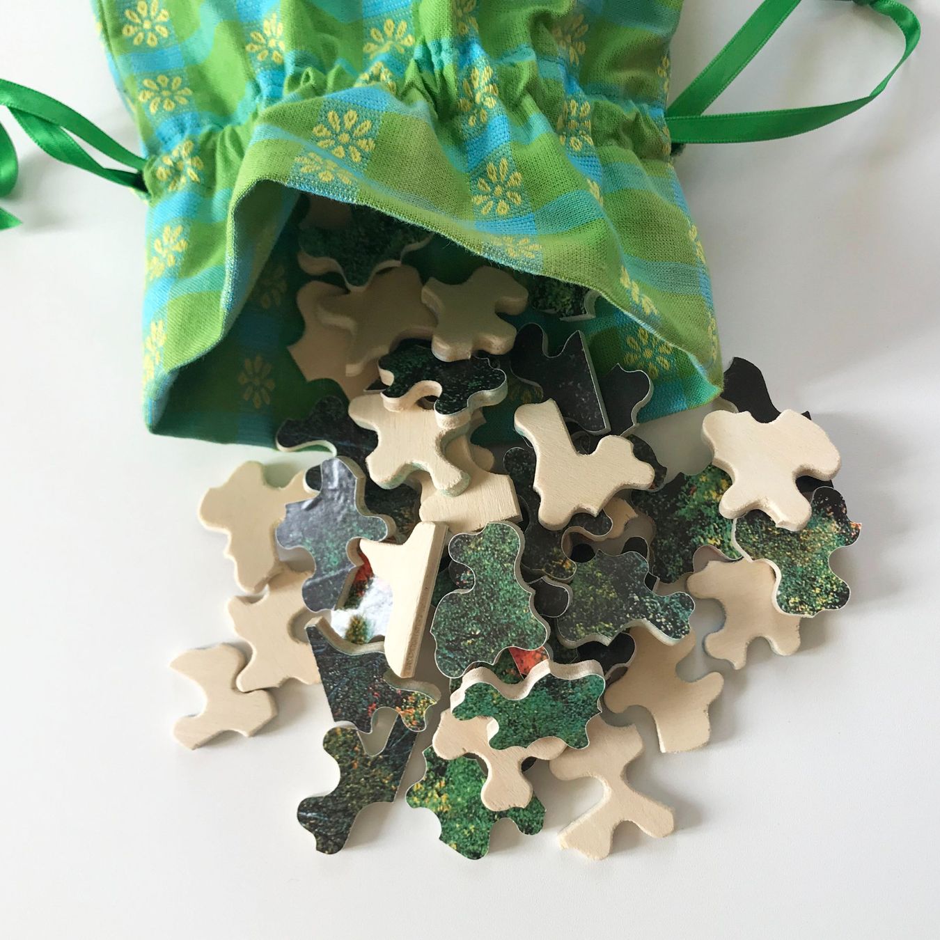 Puzzles: Puzzle Holz handgesägt Einzelstück Herbstwald – Neu (gemäss Beschreibung) aus Brüttisellen von Buxus 2