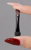 doppelseitige Zwei-in-Einem Augenbrauen- und Make-up-Pinsel