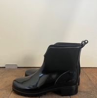 Regenstiefeletten schwarz