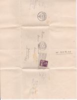 Basler Lebens-Versich. ZH Prämienrechung = Faltbriefe 1920