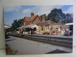 Postcard Sheffield Park Station,HQ of The Bluebell Railway.