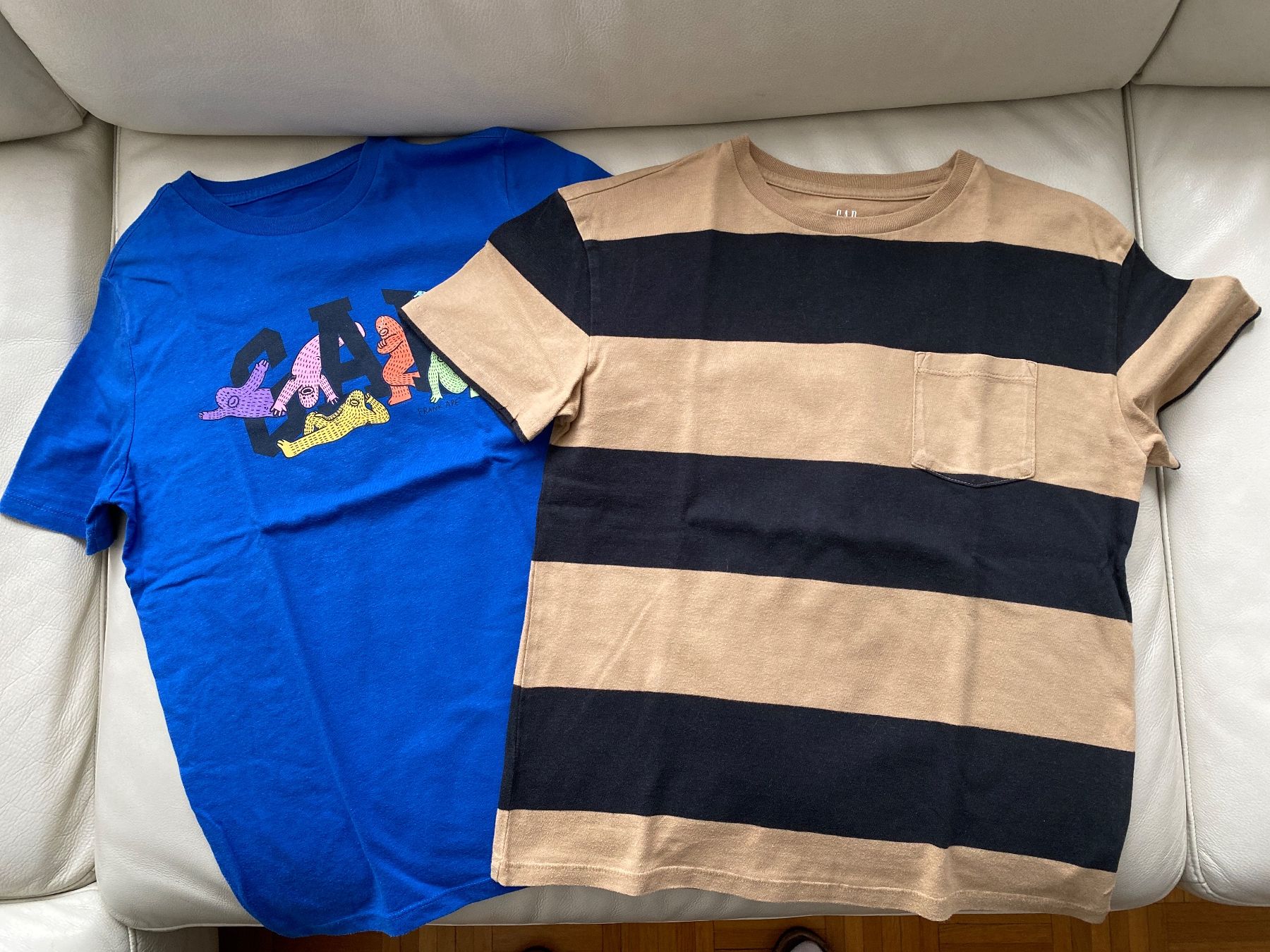 Gap Camicie, T-shirt & Polo: 2 T-shirt GAP pour garçon 9-10 ans – Usato da Genève venduto da Fencer3_914