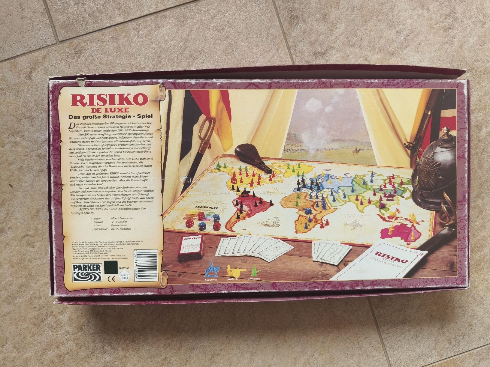 Parker Spiele: Brettspiel Risiko De Luxe von Parker – Gebraucht aus Luzern von markus82 1