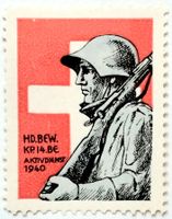 Soldatenmarke 2.WK, HD Bewachungs Kp 13 BE, Wi HD-Bew 59