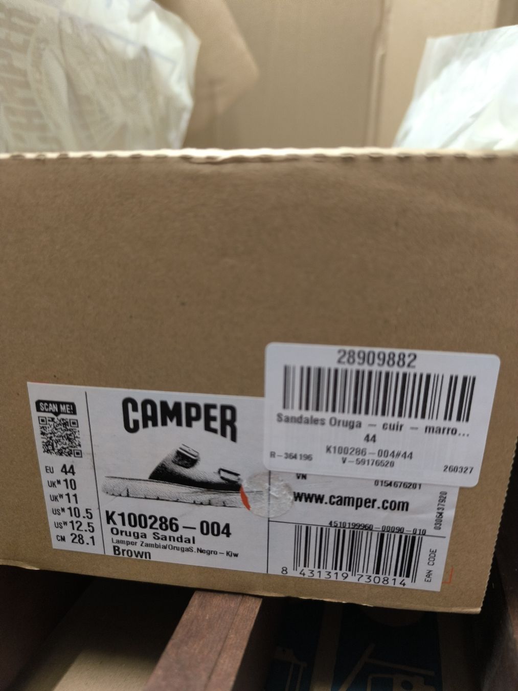 Camper Scarpe da uomo: Camper Sandalen Oruga NEU Grösse 44 – Nuovo e nell'imballaggio originale da Winterthur venduto da Tinot 1