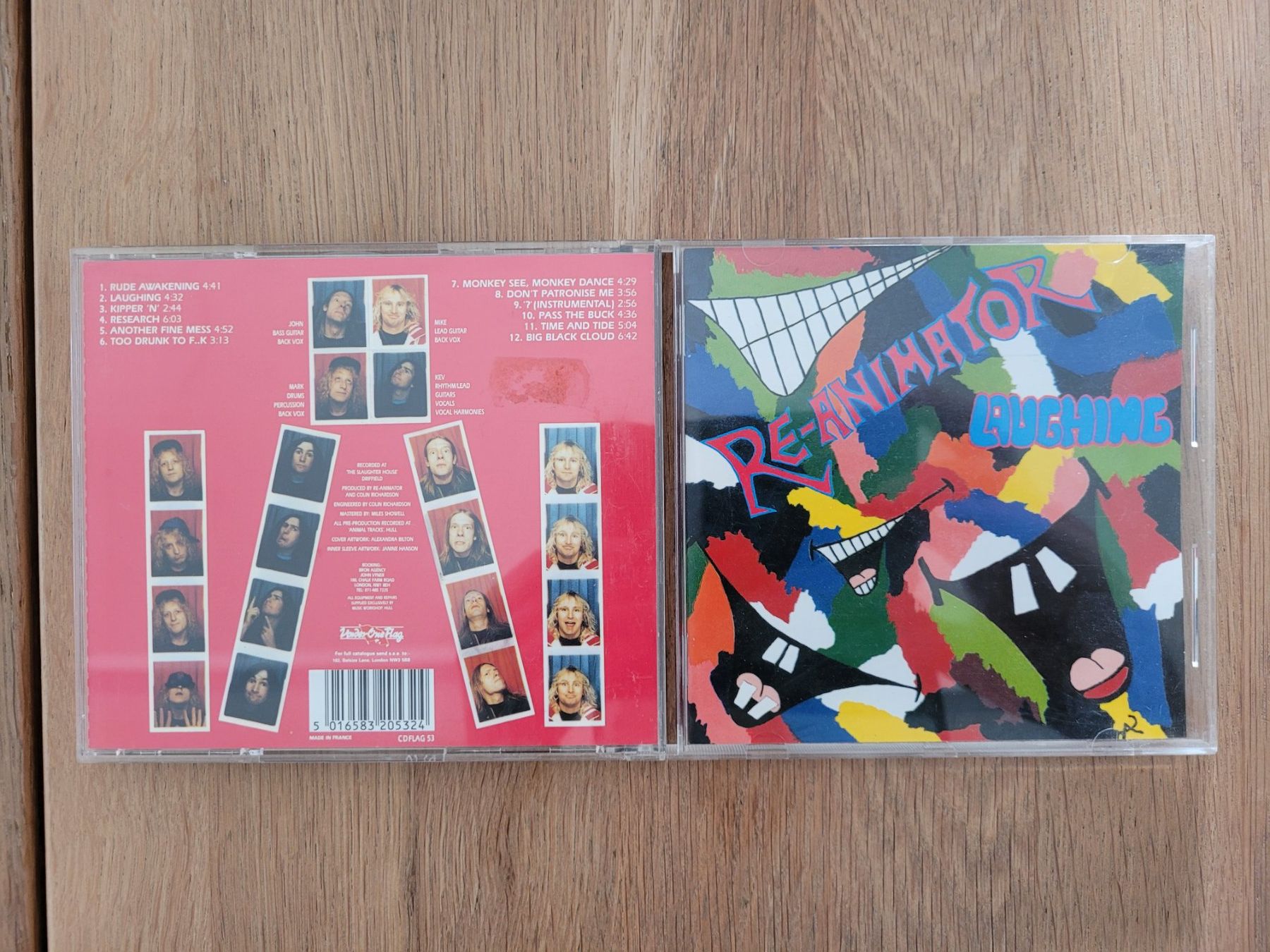 CD: CD Re-Animation - Laughing, 1991 – Usato da Nebikon venduto da Harley-Davidson01