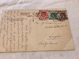 Hong-kong surcharge china 3 couleurs1922 intéressant 