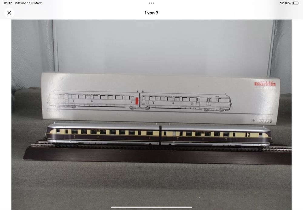 Märklin 37770 Dieseltriebzug SVT, Digital , NEU, OVP (Neu und ...