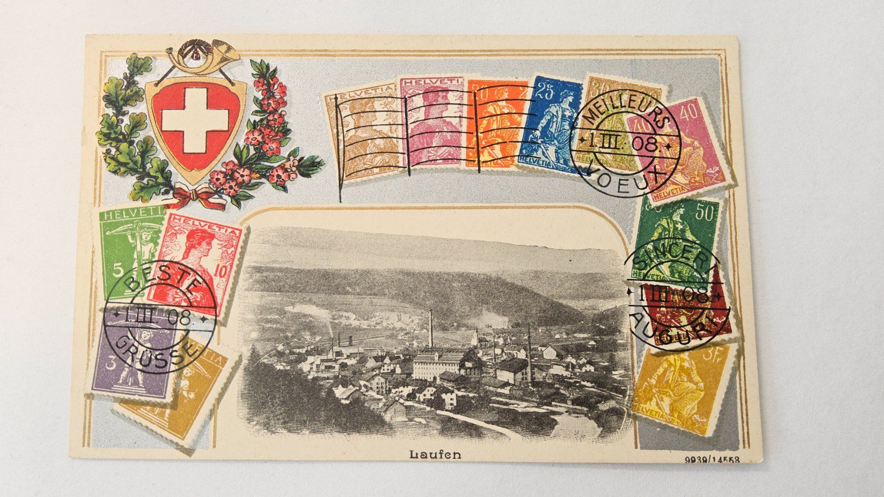 Cartoline postali: Ancienne carte postale, Laufen 1908 – Usato da Malleray venduto da Frederic24