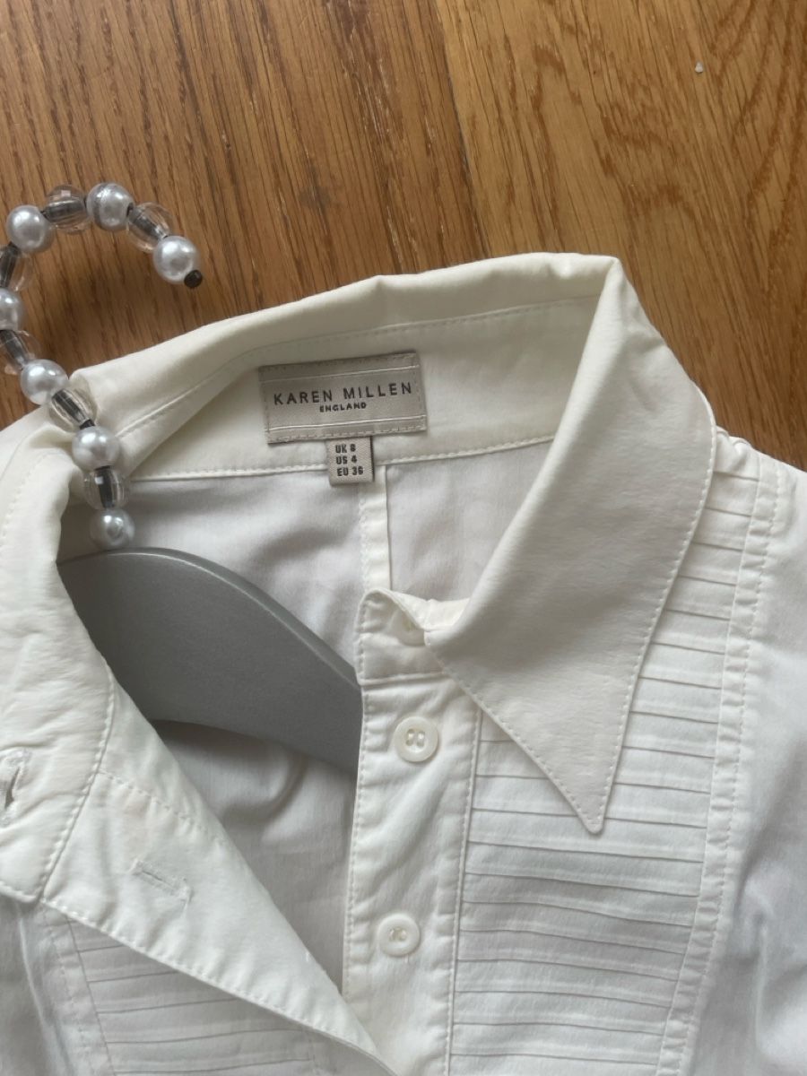 Karen Millen Camicette: Karen Millen Bluse weiss Gr.36 neu – Nuovo (secondo la descrizione) da Baar venduto da Vili7 1