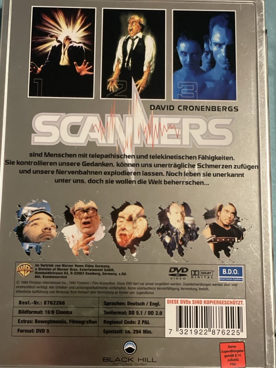 Alle DVDs: Scanners - Trilogy – Gebraucht aus Waldenburg von Mimily33 1