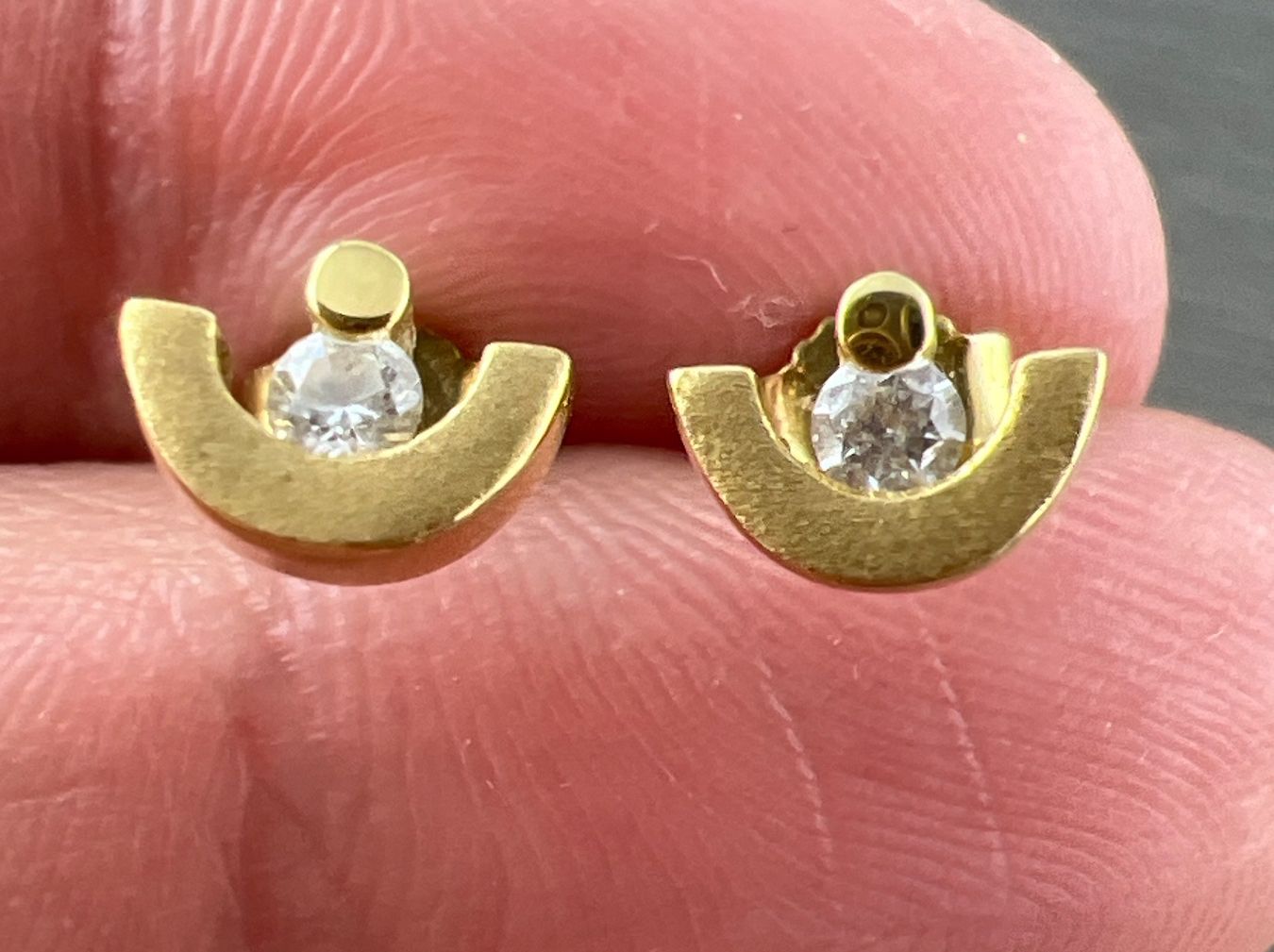 Orecchini pendenti & Orecchini a lobo: Ohrstecker 750 Gold – Usato da Niederuzwil venduto da leo_8857 3