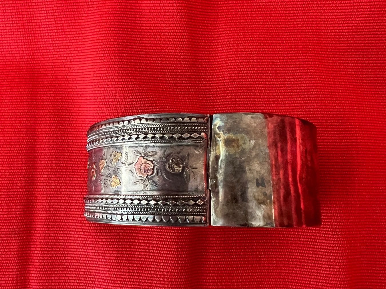 Bracciali & Braccialetti: Antiker Silberarmreif/Bangle, ca 1870 – Usato da Iragna venduto da Flips03 2