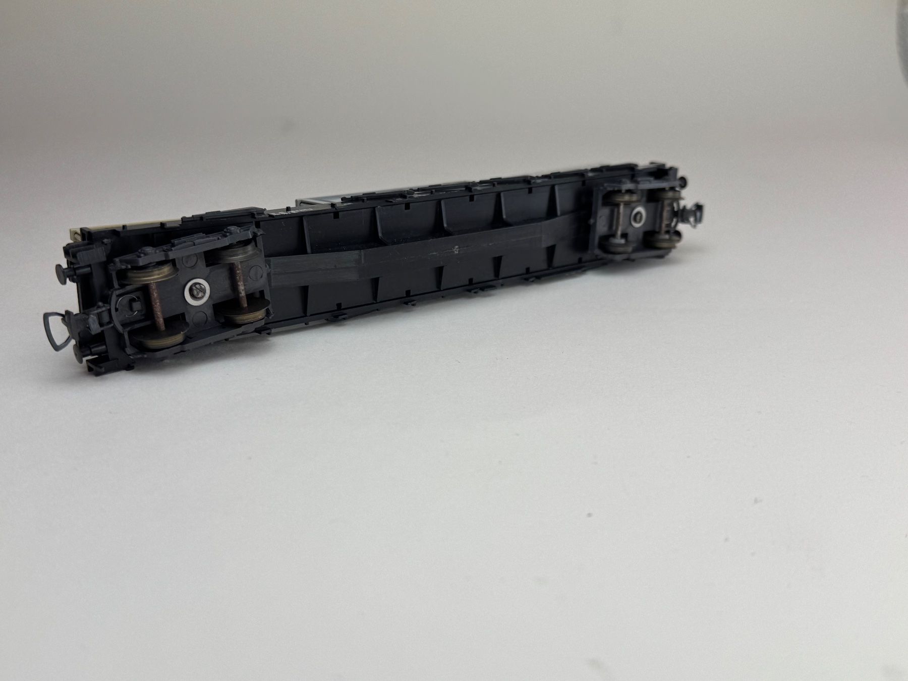 Liliput Modellini di ferrovie: GB5-Liliput Container Tragwagen mit Wiking Container – Usato da Elm venduto da Wikmtz 2