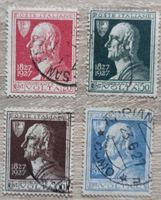 Lote sellos Italia 1927 Alessandro Volta