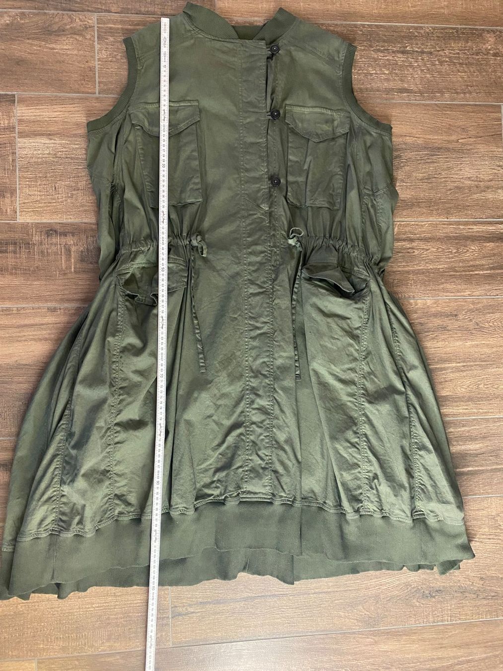 Rundholz Vestiti: Rundholz Kleid oversized olive Dip Gr. M eher XXL – Usato da Arlesheim venduto da san_w9vr 5