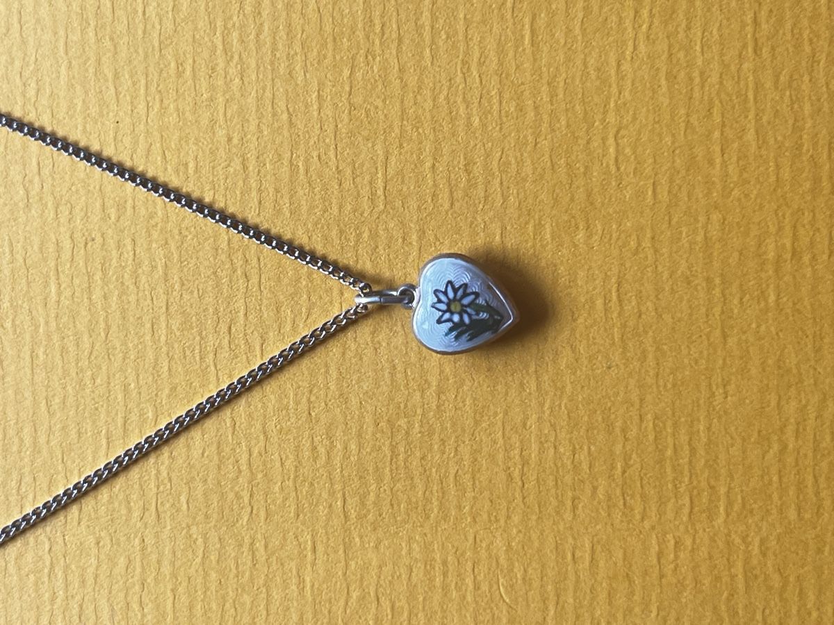 Ciondoli: Mega Schone Silber Herz - Blume – Usato da Laufen venduto da Trendmarket 3