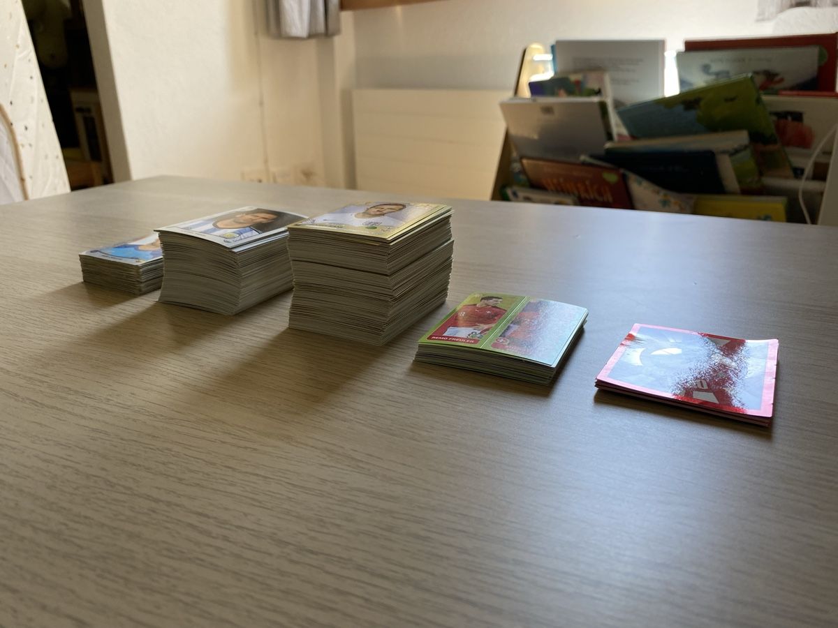 Panini Carte collezionabili: Ca. 460 Panini Stickers verschiedene Jahre – Usato da Haldenstein venduto da lisipe 2