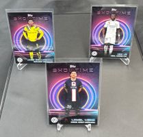 LOT Messi/Bellingham/Vini Jr. 2022-23 Topps Showtime UEFA CL