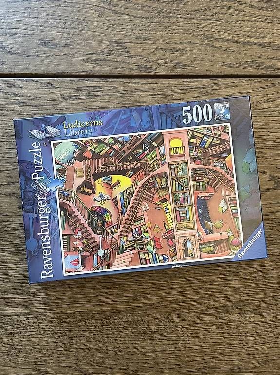 Puzzle: Ravensburger Puzzle Ludicrous Library  500 Teile – Usato da Thun venduto da Laura.j