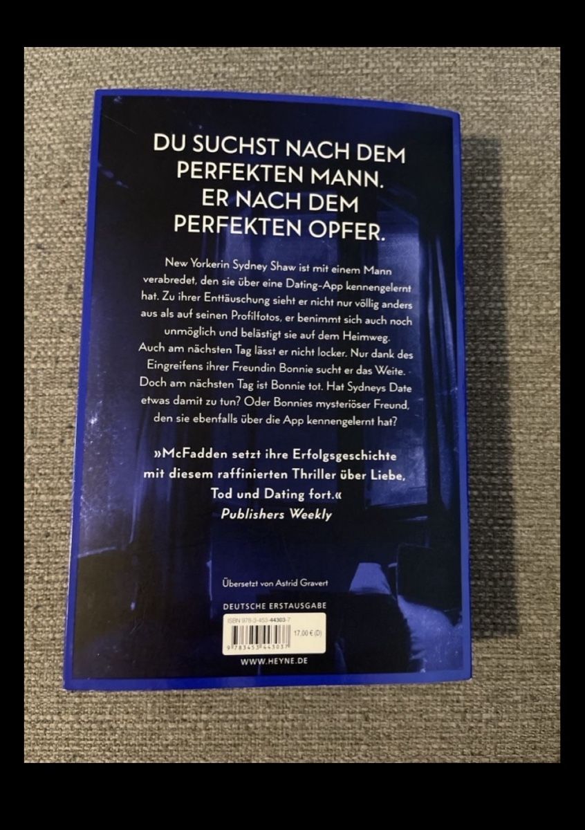 Bücher: ‚Der Freund‘ FreidaMcFadden – Neu (gemäss Beschreibung) aus Holziken von ale_h6sl 1