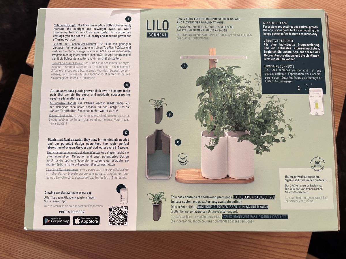 Vasi per fiori: Prêt à Pousser Lilo Connect Kräutergarten – Nuovo e nell'imballaggio originale da Pratteln venduto da SimGa 1