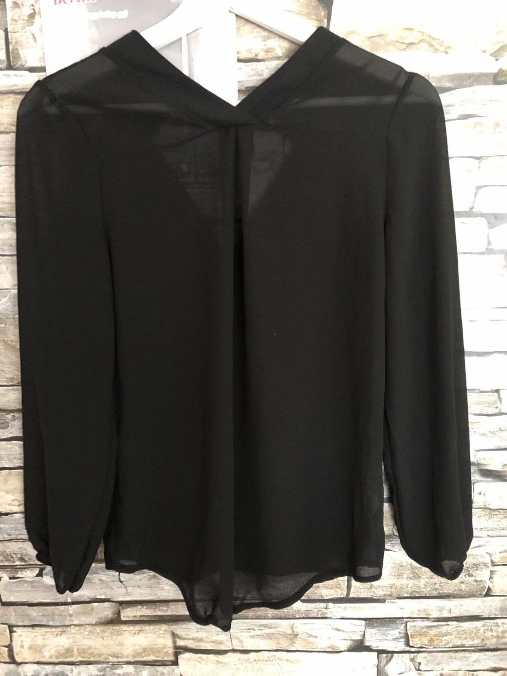 Top: Top schwarz  Gr. XS / S – Usato da Wettingen venduto da Hasta80 1
