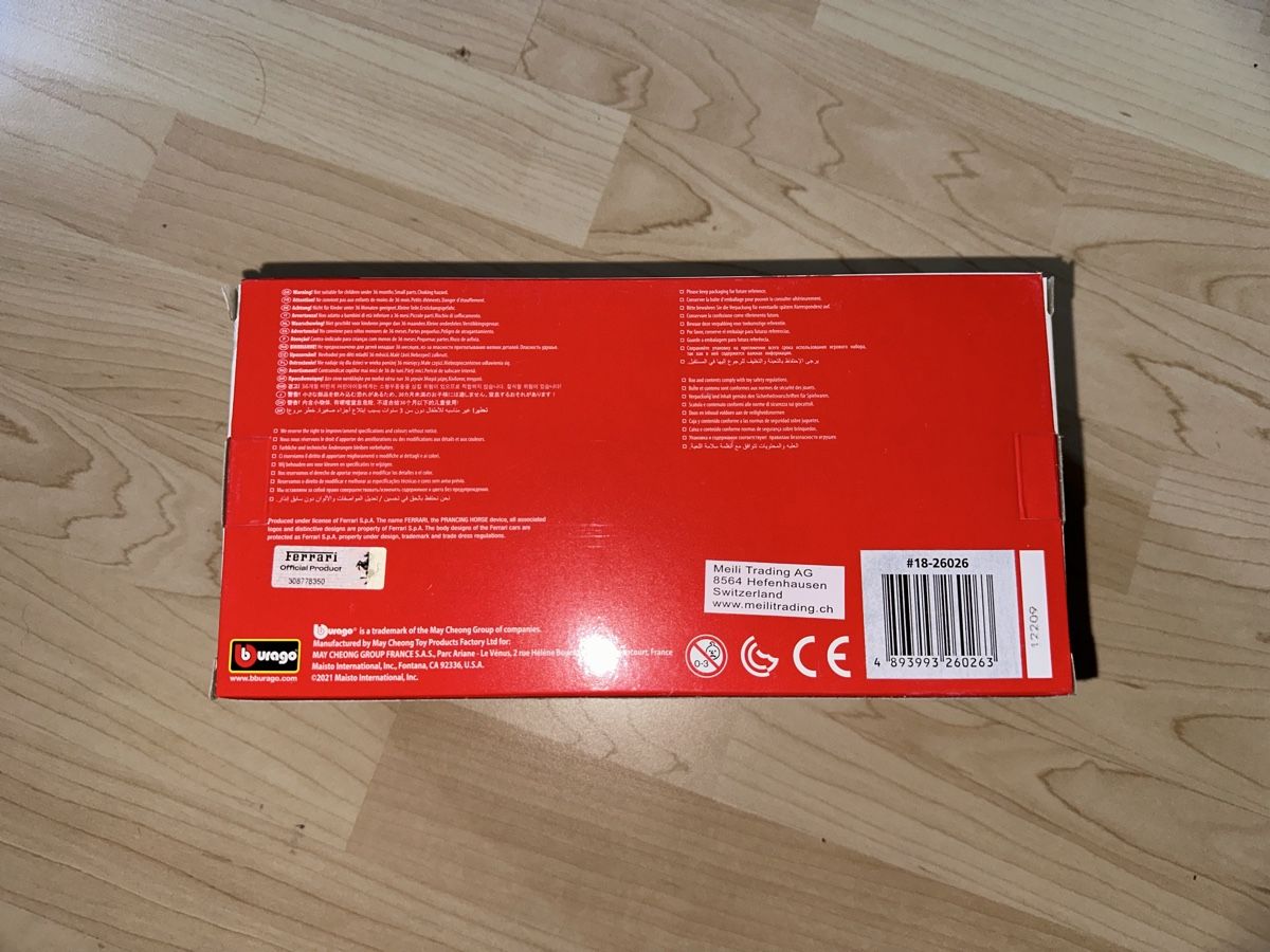 Bburago Modellini d'auto: 1:24 Ferrari 488 Pista – Nuovo e nell'imballaggio originale da Obfelden venduto da Marko593 1