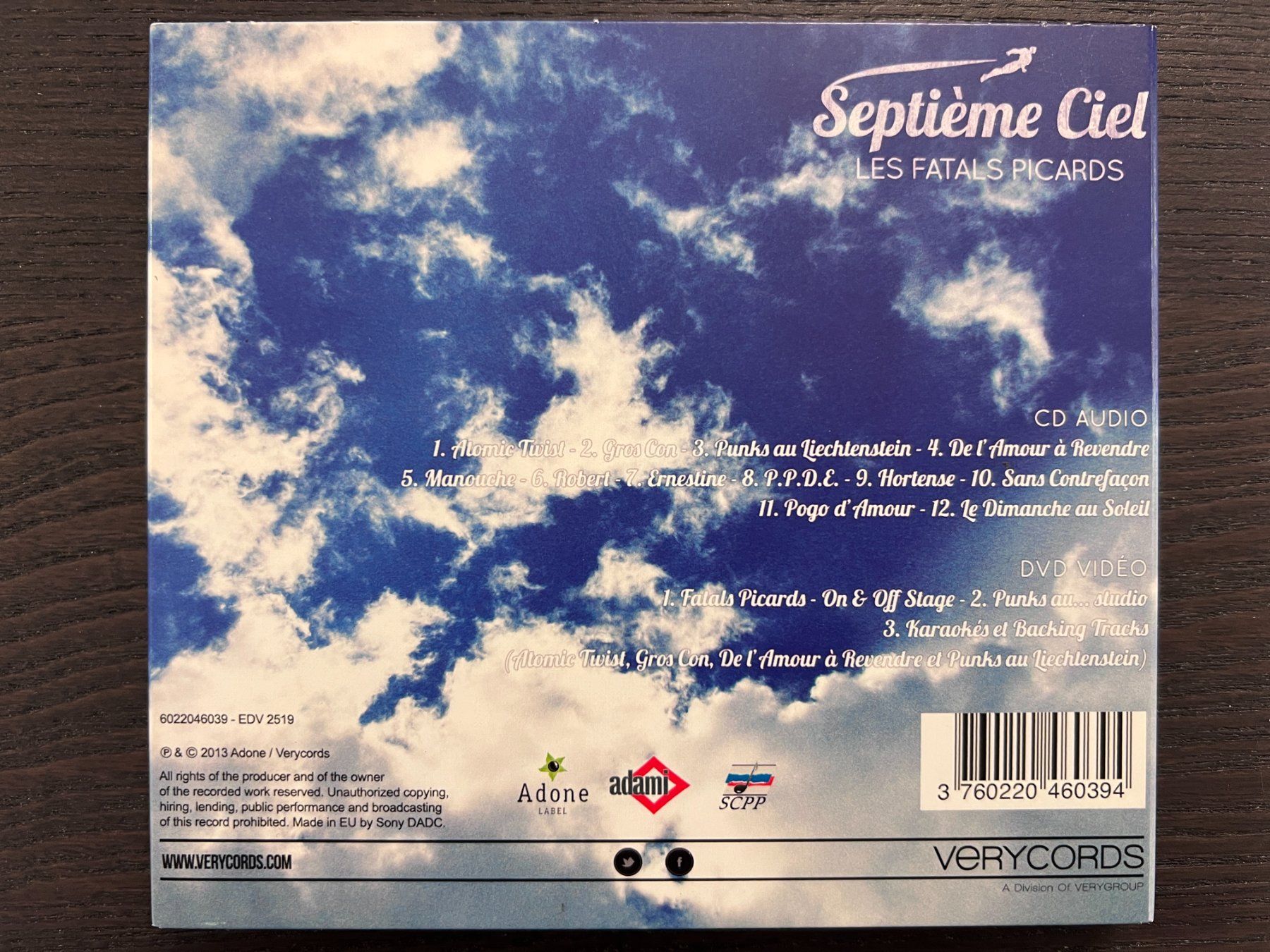 CDs: Les Fatals Picards - Septieme Ciel – Gebraucht aus Zürich von MusikFreunde 1