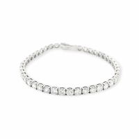 Diamant-Armband 14k Weissgold 10,85ct