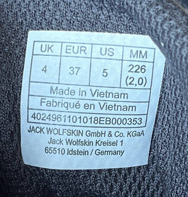 Scarpe per ragazzi: Jack Wolfskin Wanderschuhe Gr. 37 – Usato da Baar venduto da Mabet7 3