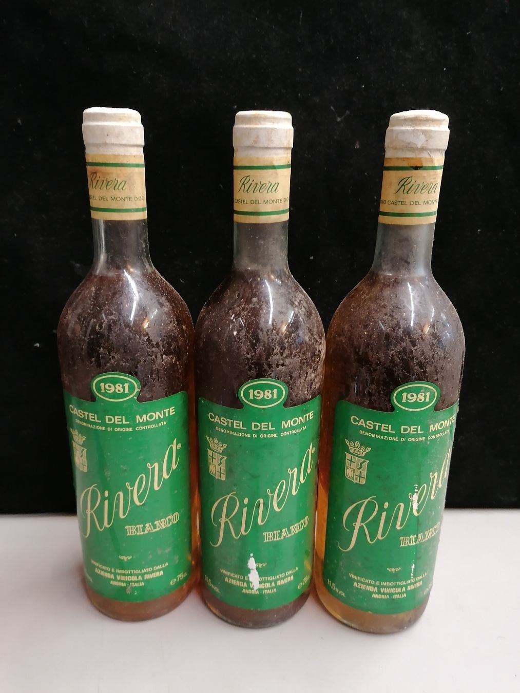 Vino: 3 BOUTEILLES CASTEL DEL MONTE 1981 RIVERA – Nuovo (secondo la descrizione) da Genève venduto da Leboucheoreilles