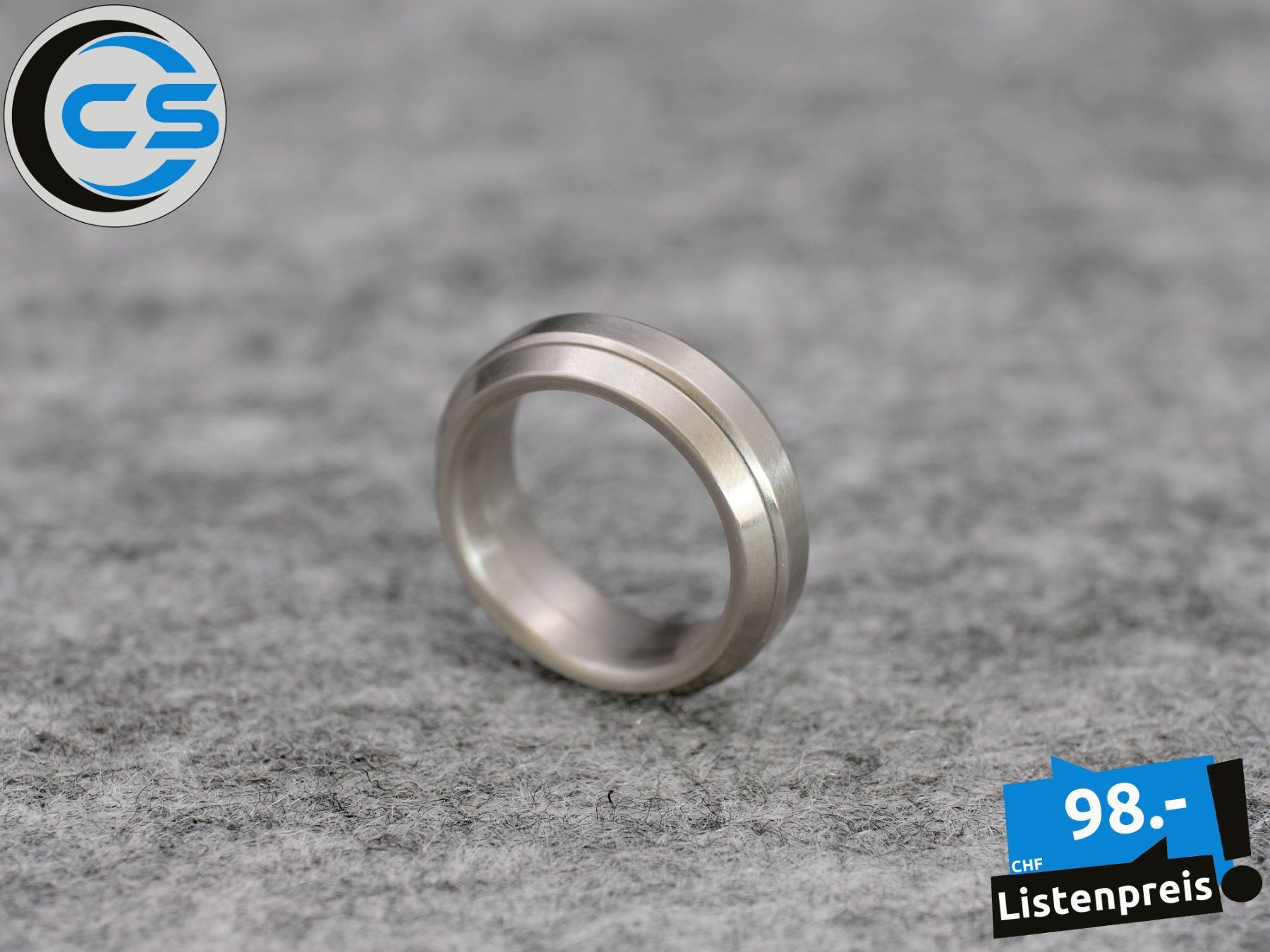 Anelli: MONOMANIA Ring Pure Comfort 8mm Grösse 51 – Nuovo e nell'imballaggio originale da Samstagern venduto da ConciergeService 5