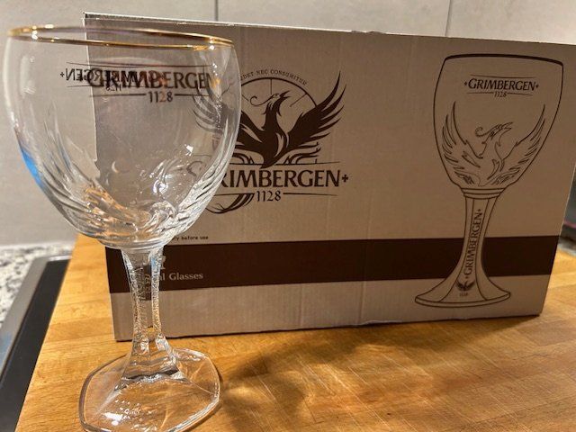 Grimbergen Verres: Vier Grimbergen Gläser 2,5 dl - neu – Neuf avec emballage d'origine à Elgg par Maui2015 1