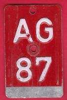 VELONUMMER/FAHRRADSCHILD, AG 87