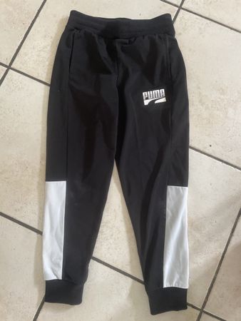 Puma Jogginghose, Gr.128, schwarz/weiss - Top Zustand!