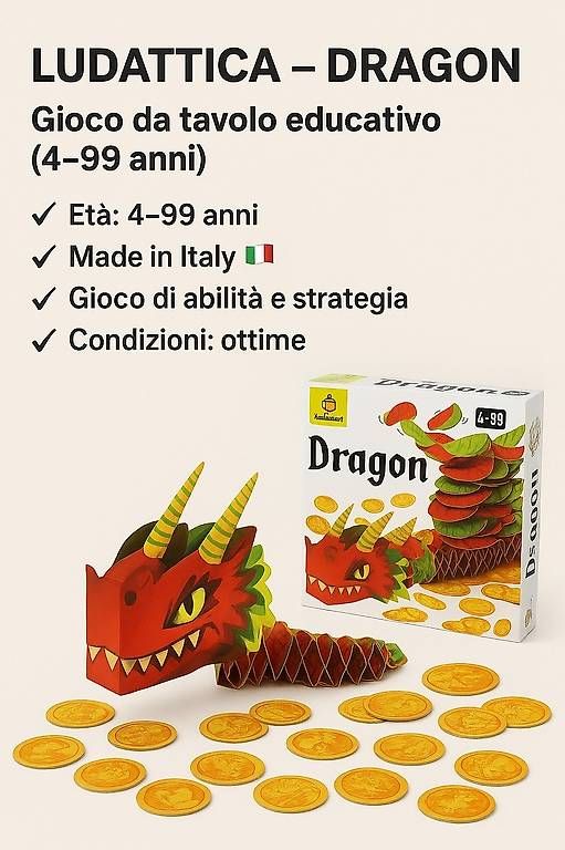 Jeux: Gioco Ludattica Dragon – D'occasion à Sessa par uza_x5jm