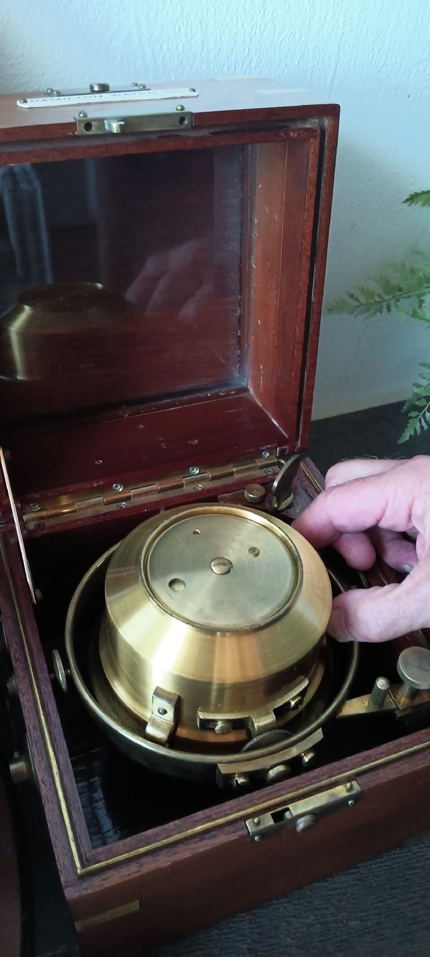 Uhren: HAMILTON MARITIM Chronom. 1941 . Schiffsuhr! – Defekt aus Maienfeld von Andyr44 6
