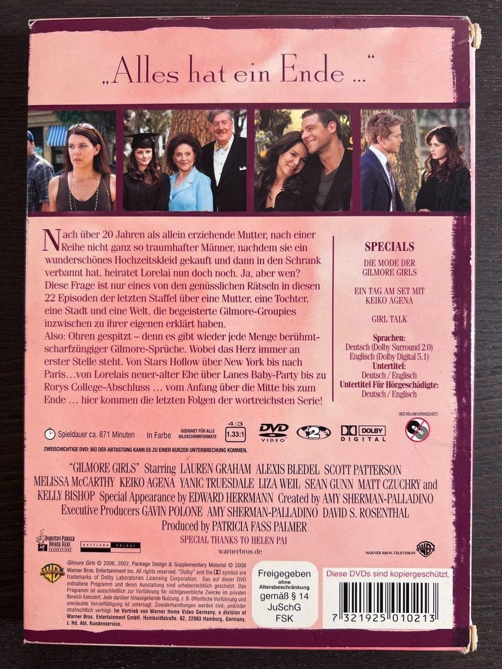 Alle DVDs: Gilmore Girls - Staffel 7 – Gebraucht aus Zürich von FilmFreunde 1