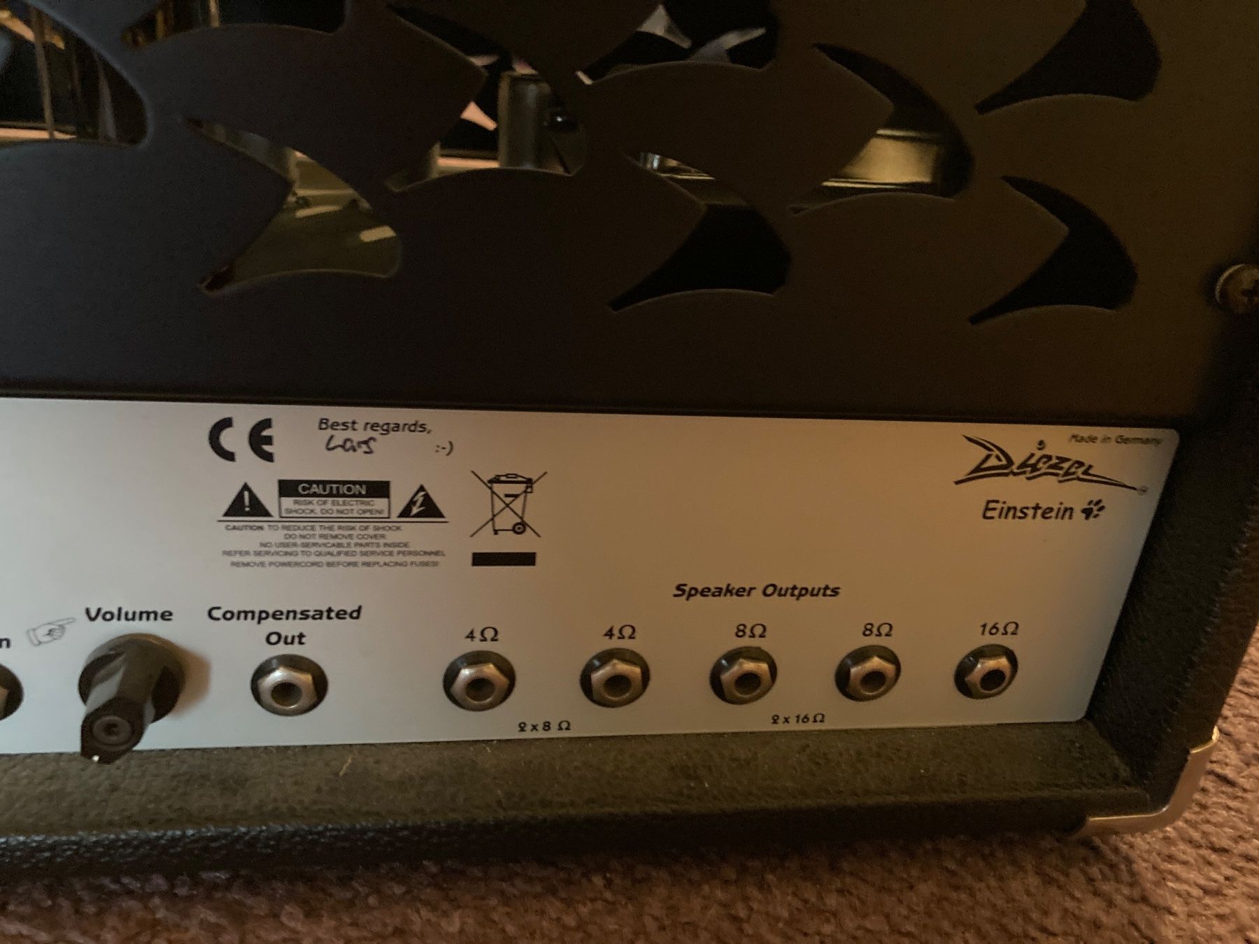 Amplificatori: Diezel Einstein 2-Channel 50-Watt Guitar Amp Head – Usato da Zürich venduto da Hess06 3