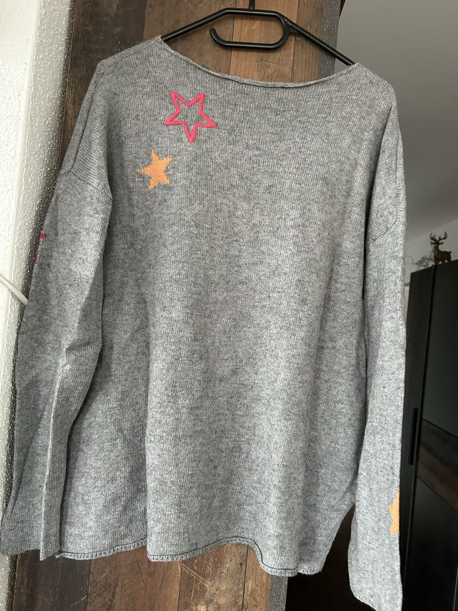 Lieblingsstück Maglioni & Felpe: Lieblingsstueck Pullover Gr. 42 Grau mit Sternenmuster – Usato da Beringen venduto da Sternli650 1