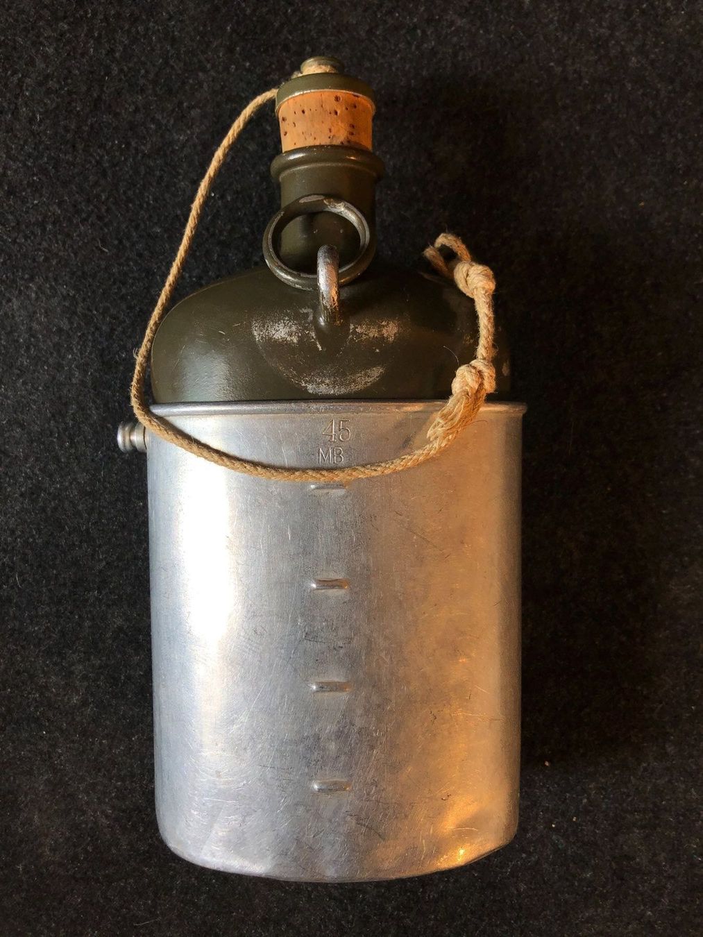 Schweizer Armee Borracce & Thermos: Gourde militaire / Schweizer Armeekürbis – Usato da Saignelégier venduto da Ax3l 5