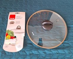 Ibili Glasdeckel mit klappbarem Griff 26 cm neu