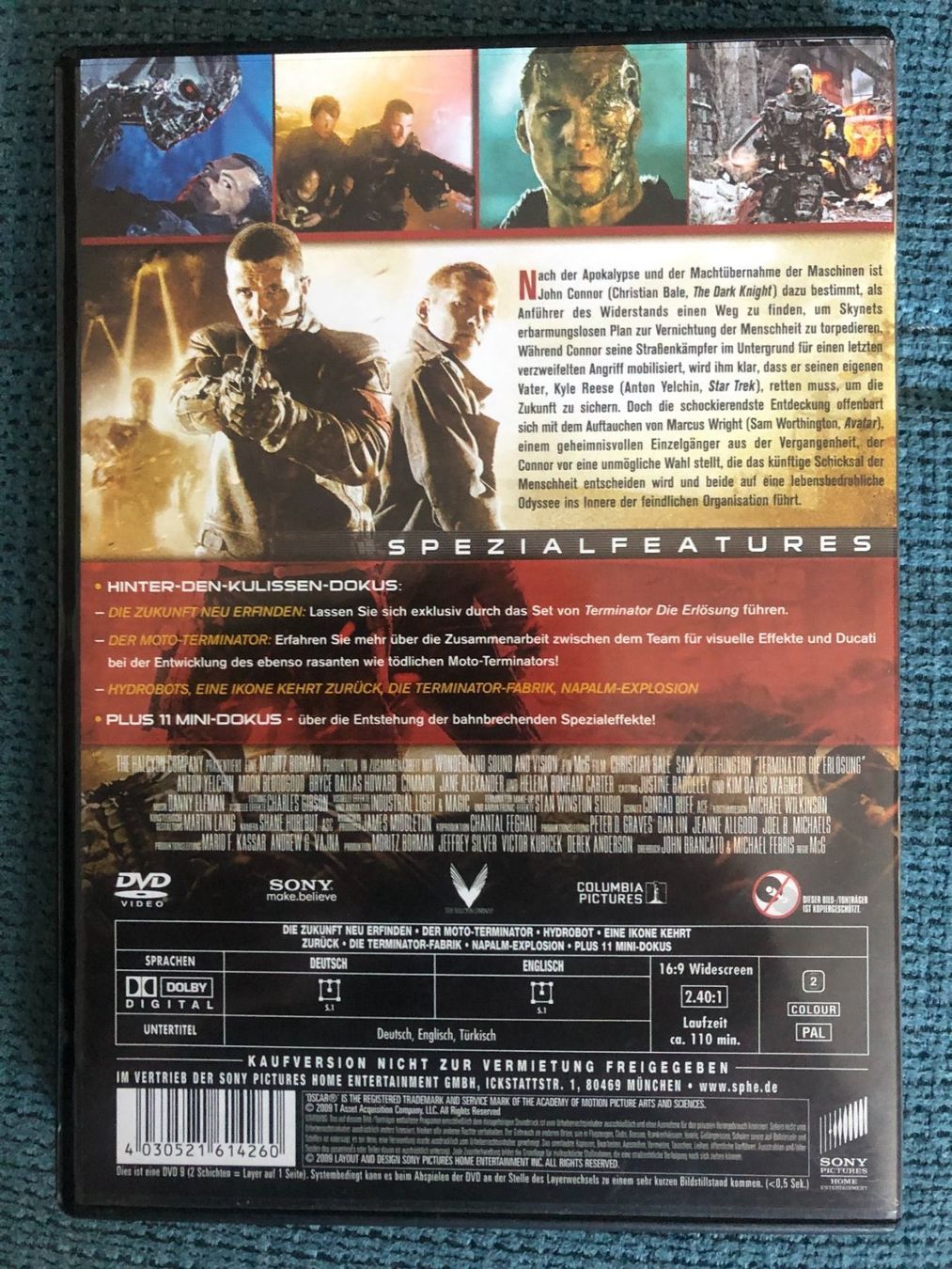 Alle DVDs: Terminator - Die Erlösung – Gebraucht aus Basel von jannickpascal 1