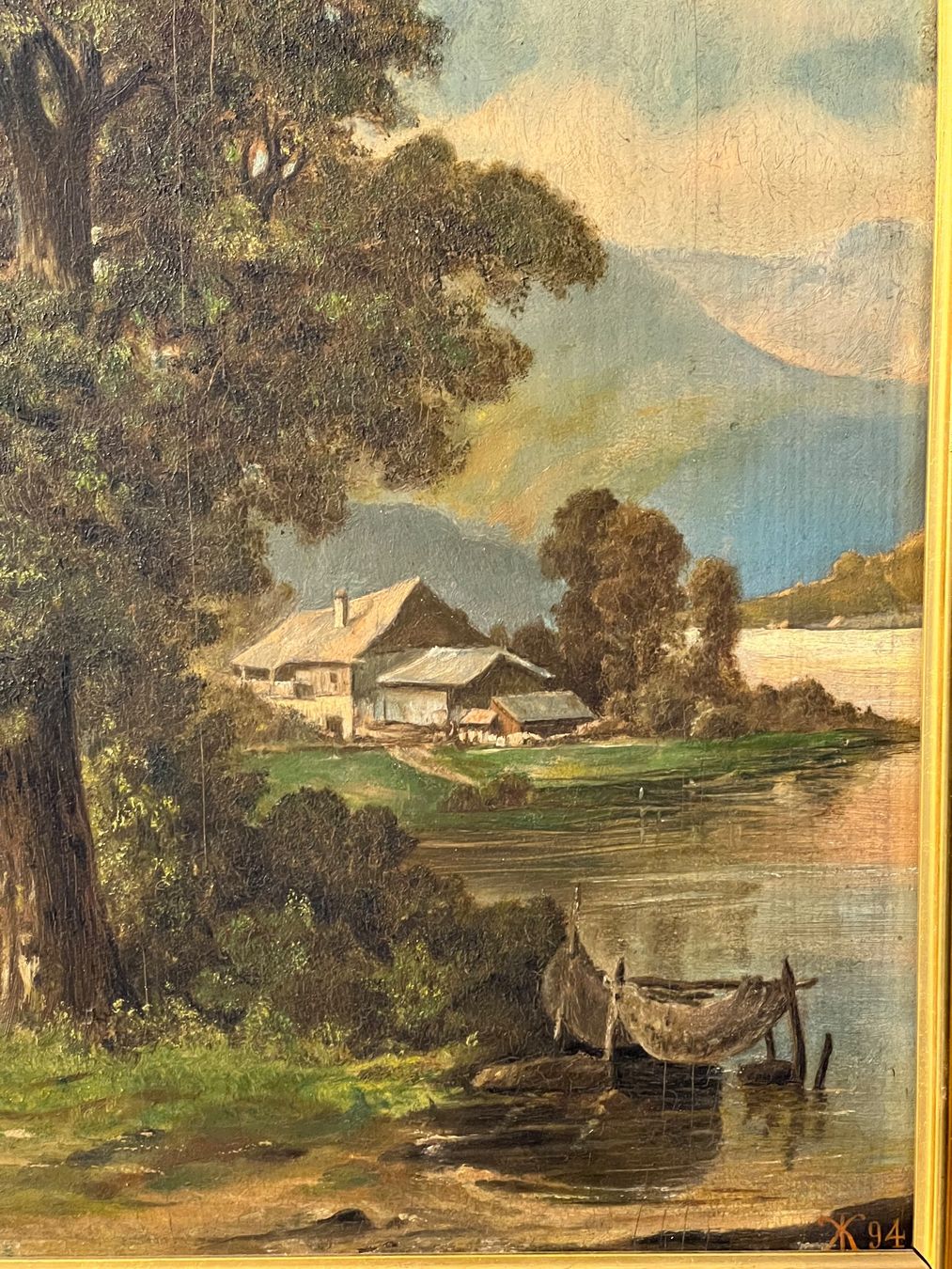 Tableaux: École  BARBIZON!!! Monogramm von 1894 – D'occasion à Basel par pmART 5