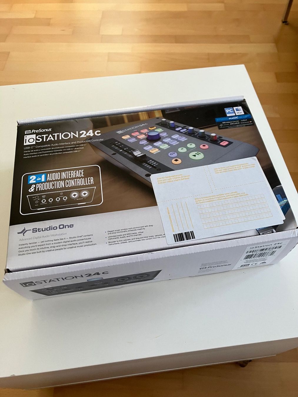 Sistema di controllo: Presonus ioStation 24c Audio Interface & DAW Controller – Usato da Eiken venduto da Vivaldi01 2