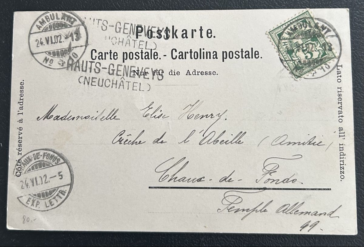 Cartes postales: Cernier Le College  – D'occasion à Horw par Tellbub 1