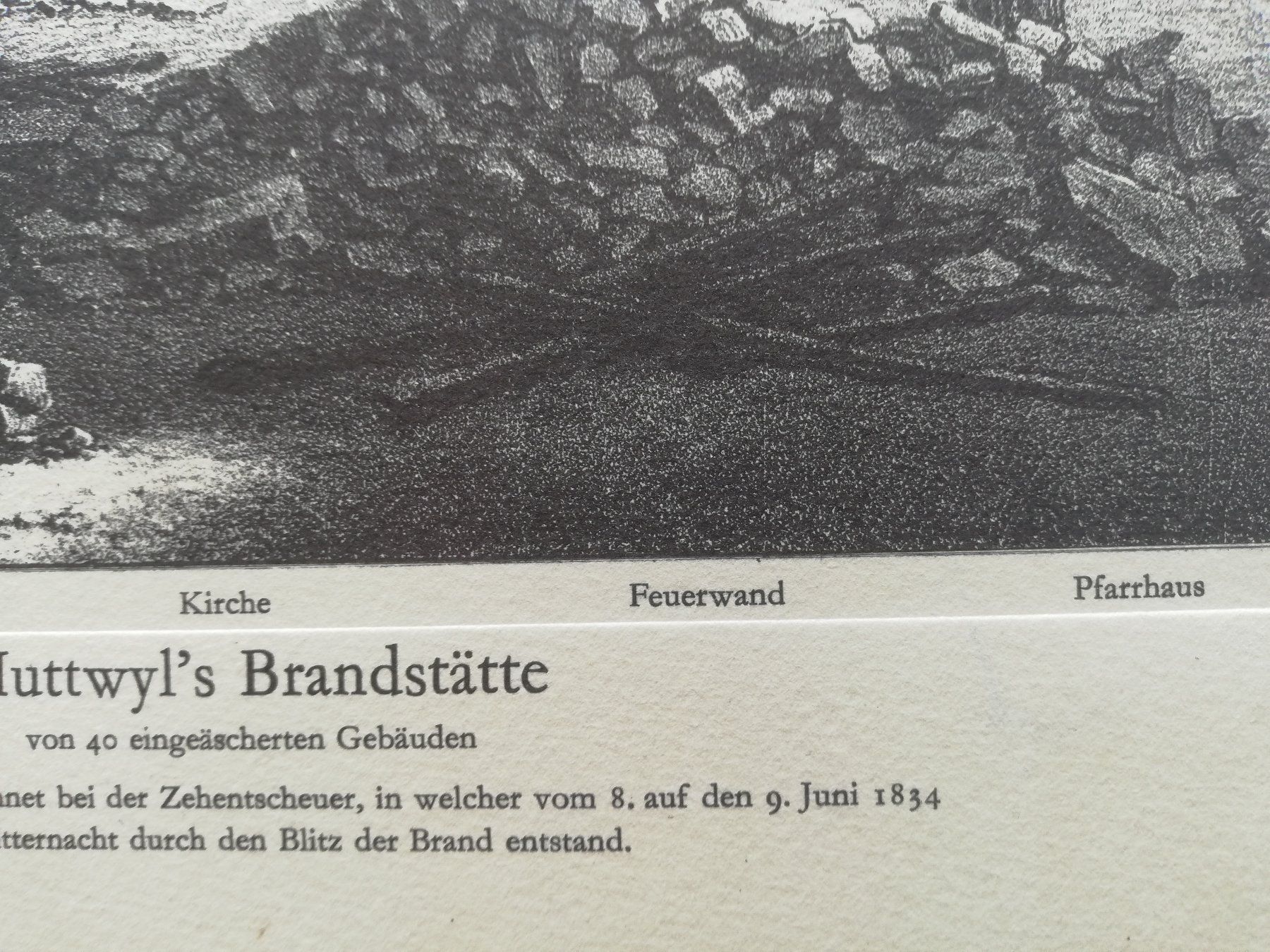 Incisioni: Stich vo Huttwyl`s Brandstätte – Usato da Hildisrieden venduto da Malve 3