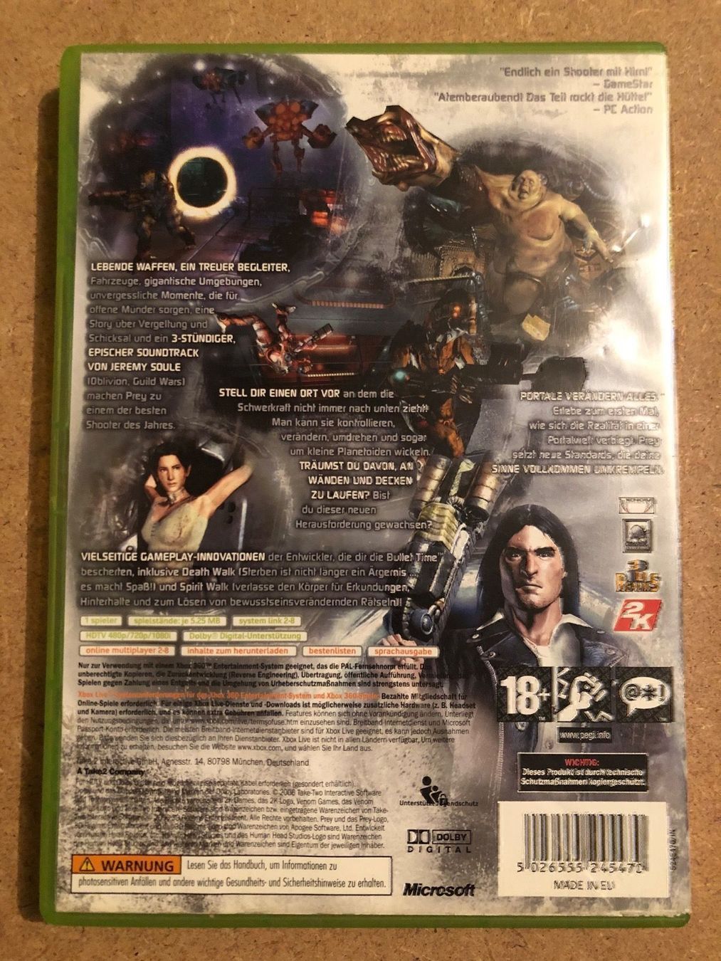 Jeux: Prey für Xbox 360 – D'occasion à Kestenholz par Mad18 1
